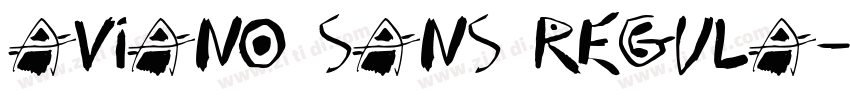 Aviano Sans Regula字体转换